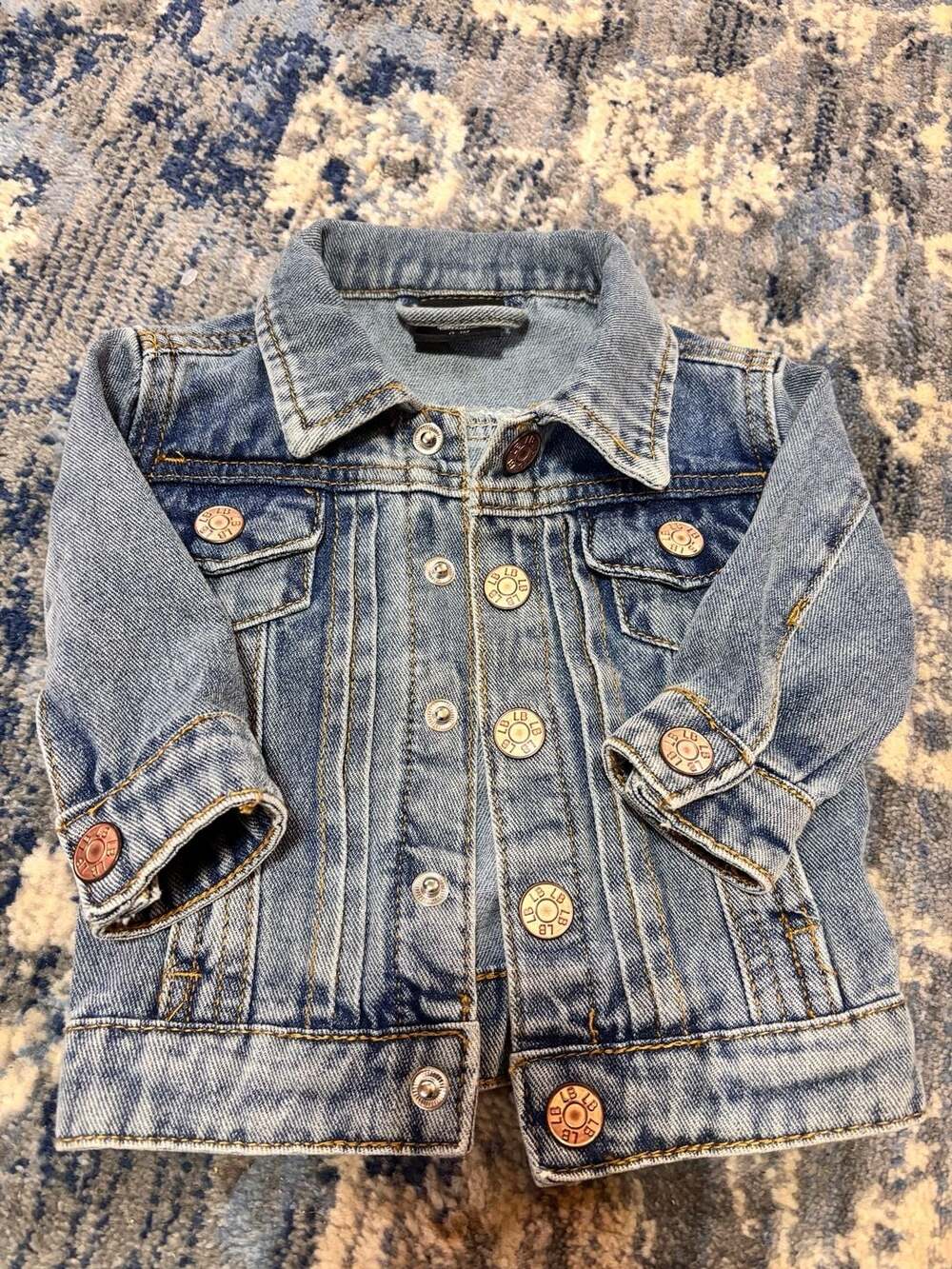 Little Bipsy Denim Jacket Size 0-3M Blue